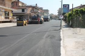 Rifacimento del manto stradale in via Tomaso Albin