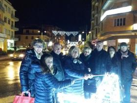 Frosinone: accese le luminarie artistiche.