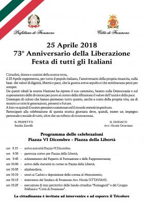 25 Aprile 2018