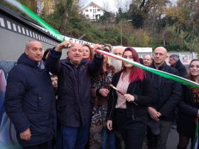 Frosinone, inaugurati i murales di via Ciamarra.