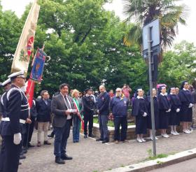 Frosinone, emozionante visita del reggimento Loyal