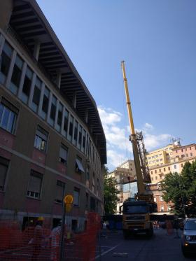 Frosinone, efficientamento energetico in piazza VI