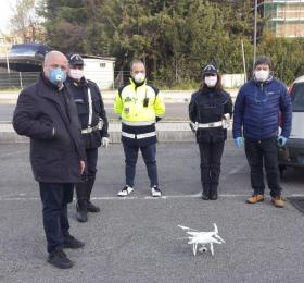 Frosinone, il Comune usa i droni per monitorare sp