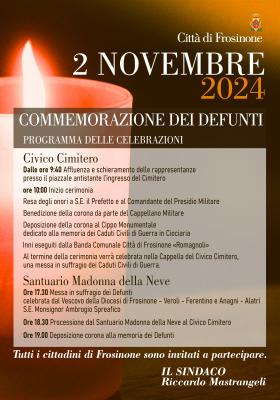commemorazione defunti